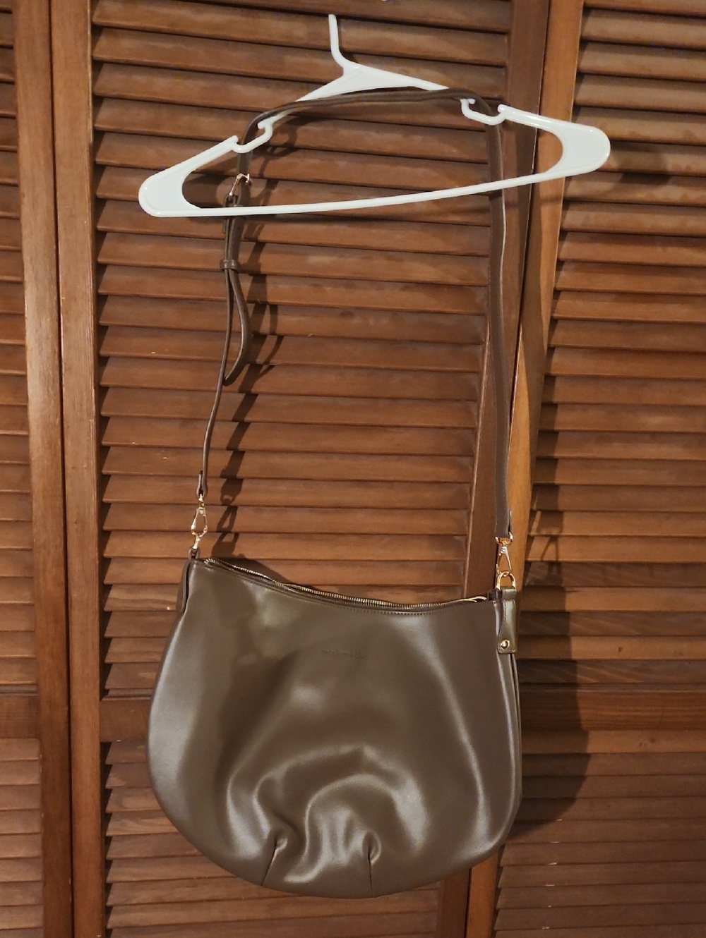 Everyday Brown Shoulder Bag with Adjustable Strap